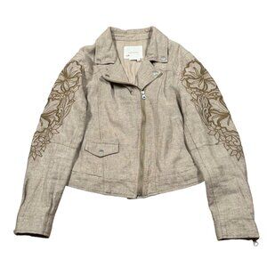 GUC Anthropologie Tessa‎ Embroidered Boyfriend Jacket Women's Size S